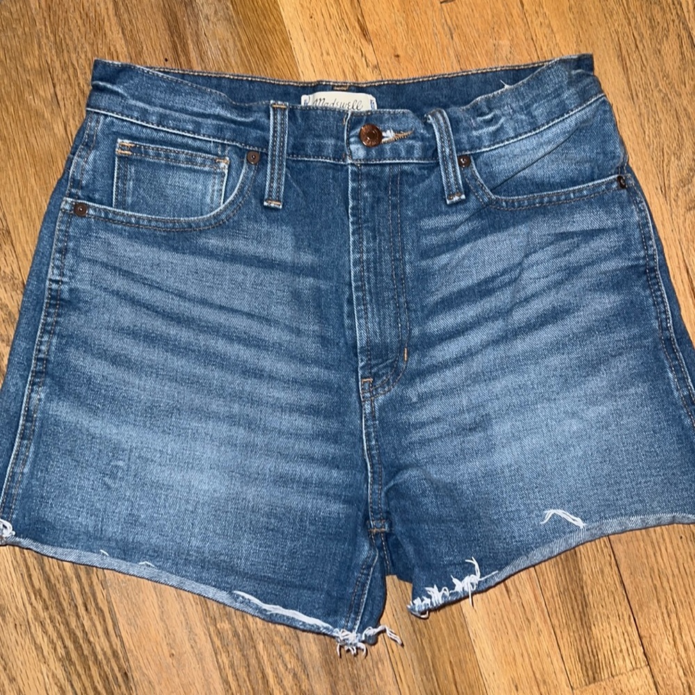 Madewell Jean cut off shorts